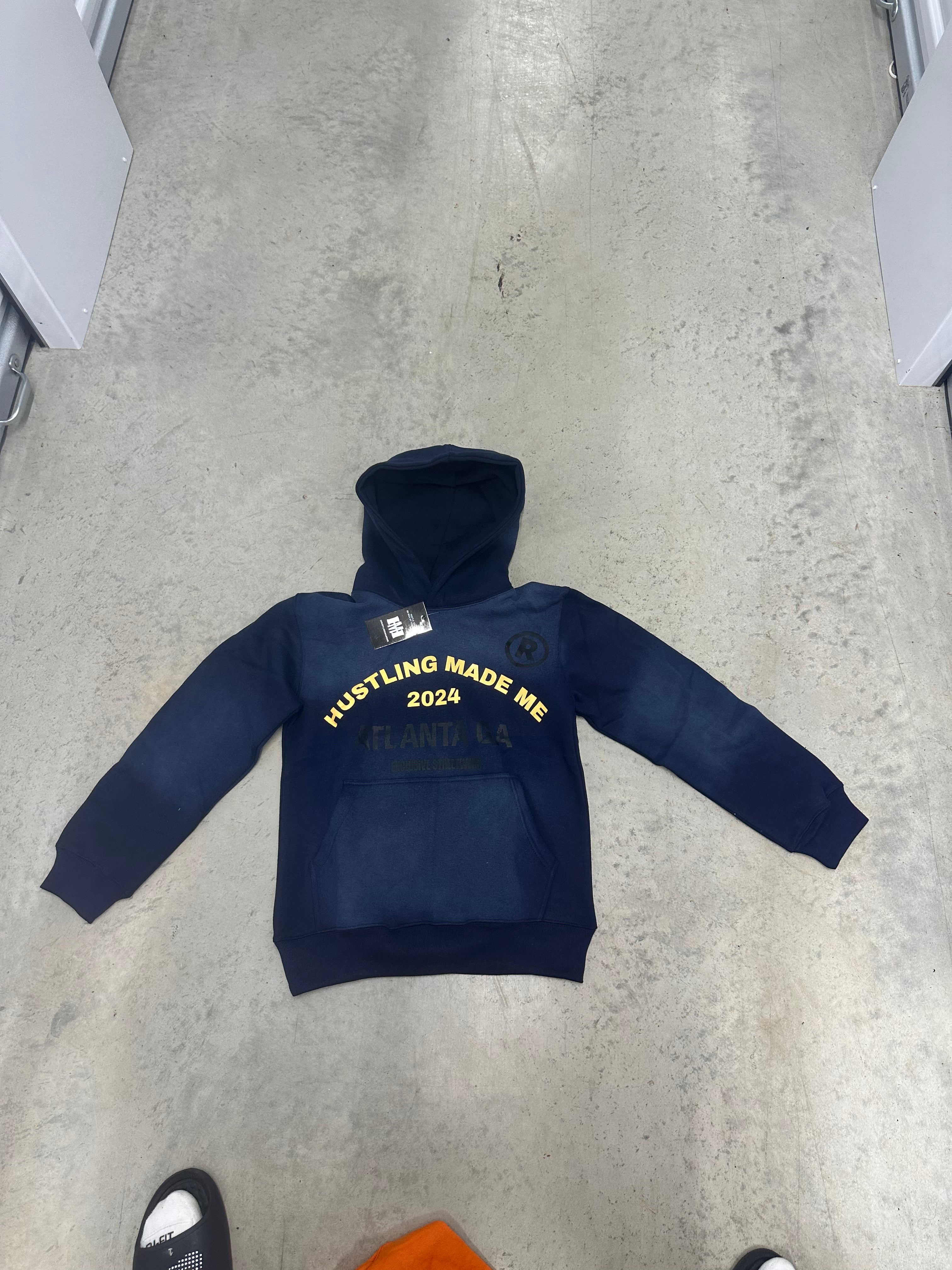 NAVY & YELLOW HOODIE