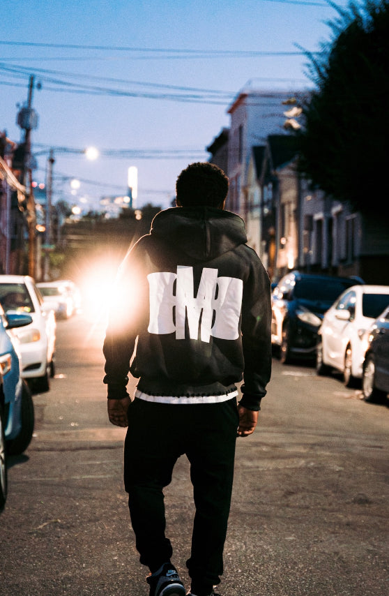 BLACK SUNFADE ZIP-UP